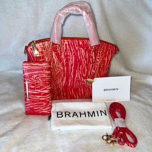 NWT “Sold Out” BRAHMIN Beloved Duxbury Satchel & Ady Wallet